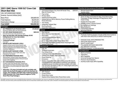 2021 GMC Sierra 1500 SLT