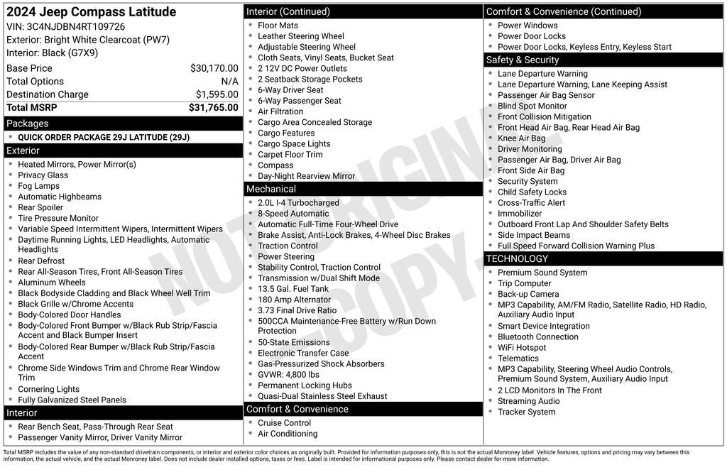 2024 Jeep Compass Latitude
