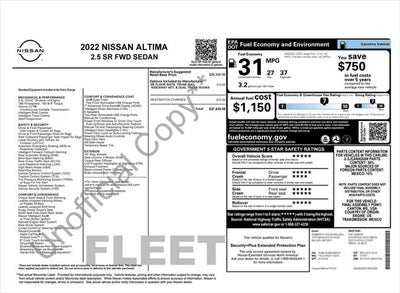 2022 Nissan Altima SR FWD