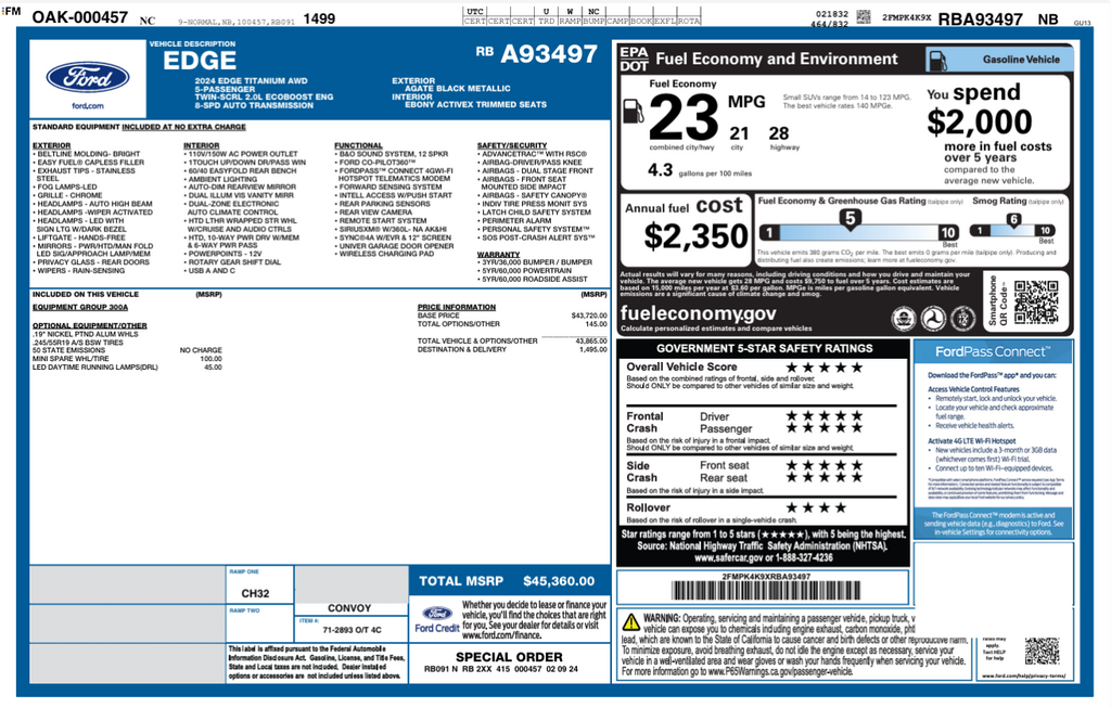 2024 Ford Edge Titanium