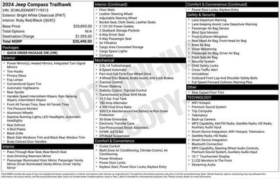 2024 Jeep Compass Trailhawk 4x4