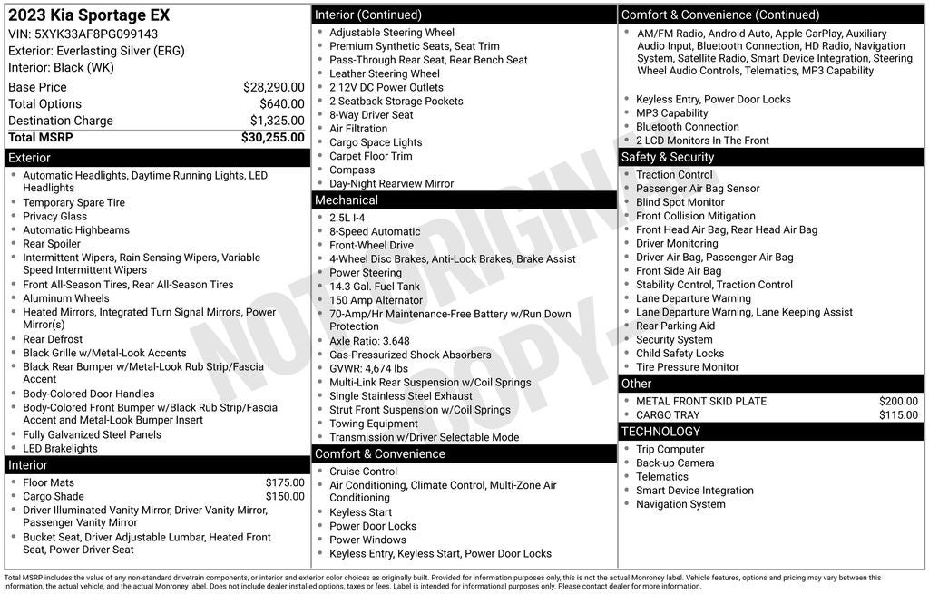 2023 Kia Sportage EX