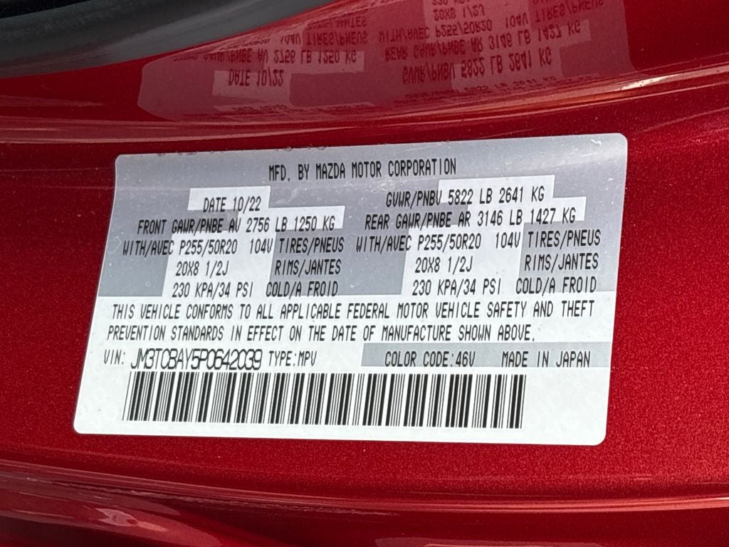 2023 Mazda Mazda CX-9 Touring Plus