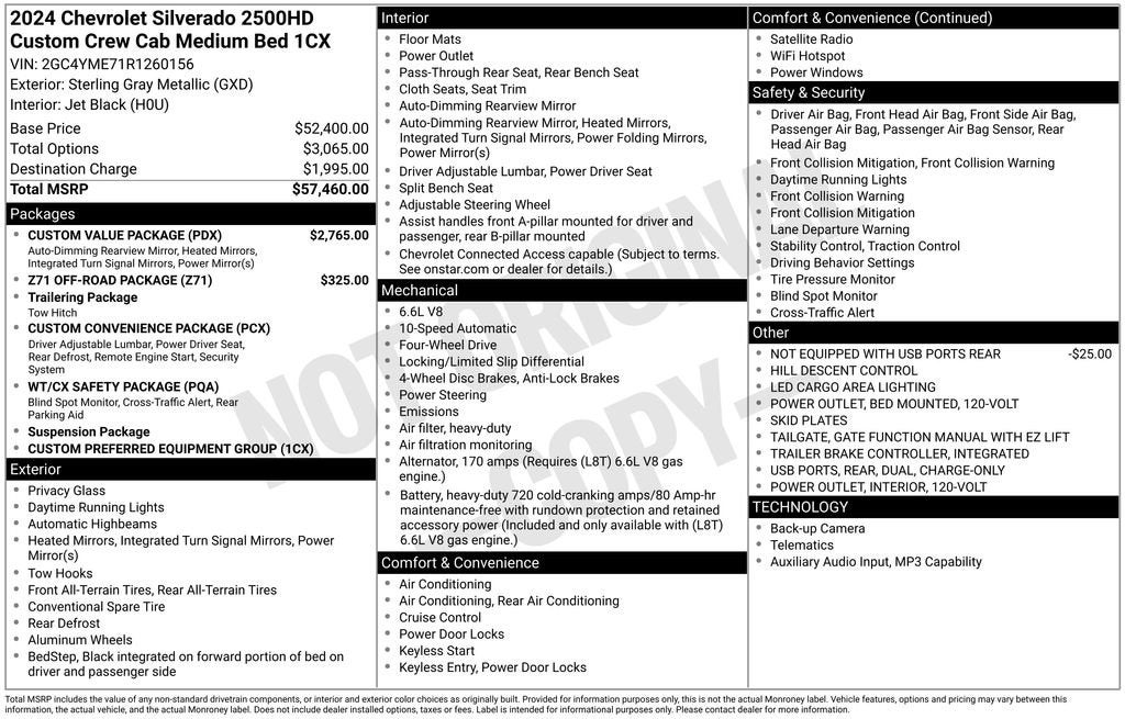 2024 Chevrolet Silverado 2500 HD Custom