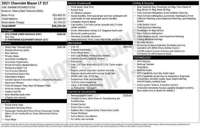 2021 Chevrolet Blazer LT