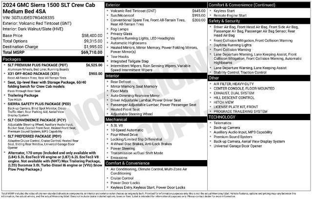 2024 GMC Sierra 1500 SLT