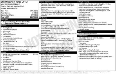 2024 Chevrolet Tahoe LT