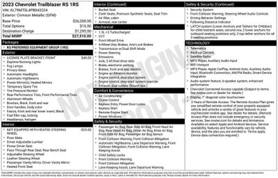 2023 Chevrolet Trailblazer Base